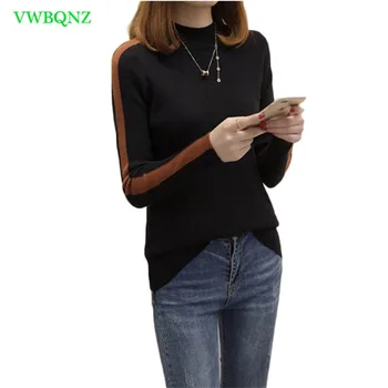 Women Bottoming shirt Winter Sweater Women Autumn Knitted Pullover Spring Korean Style Ladies Half high collar Sweaters A871
Women Bottoming shirt Winter Sweater Women Autumn Knitted Pullover Spring Korean Style Ladies Half high collar Sweaters A871