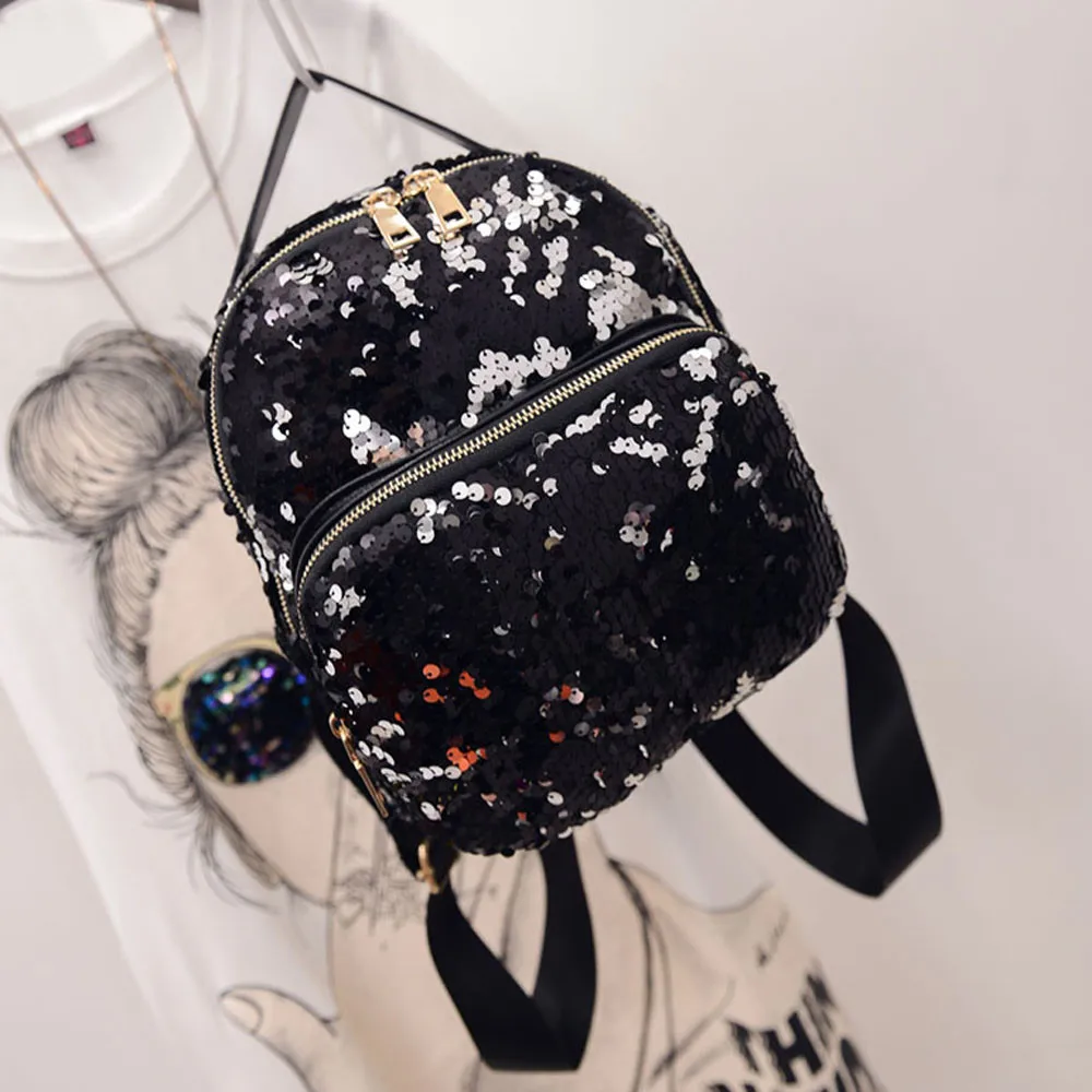 Women Fashion School Style Solid Sequins Travel Satchel School Bag Square Satchels Backpack Bag Mochilas Feminina 5H
Women Fashion School Style Solid Sequins Travel Satchel School Bag Square Satchels Backpack Bag Mochilas Feminina 5H
