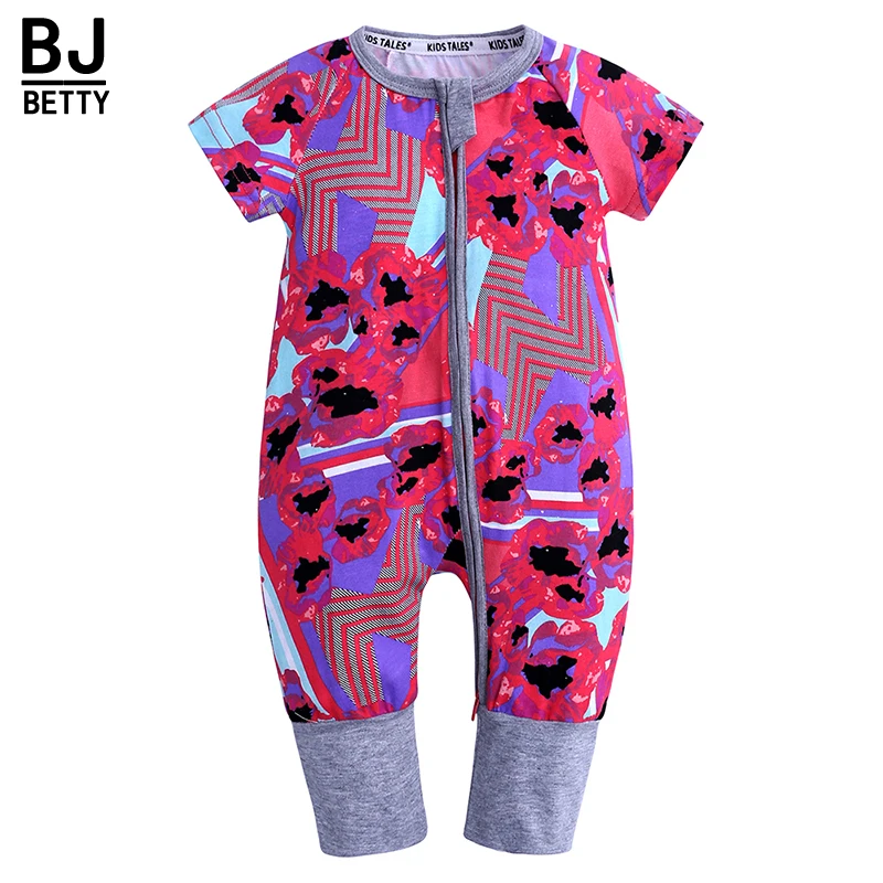 Kids Tales Newborn Baby Girls rompers short sleeve cotton cute print baby boys clothes infant soft clothing 0-2 baby wear MBR244
Kids Tales Newborn Baby Girls rompers short sleeve cotton cute print baby boys clothes infant soft clothing 0-2 baby wear MBR244