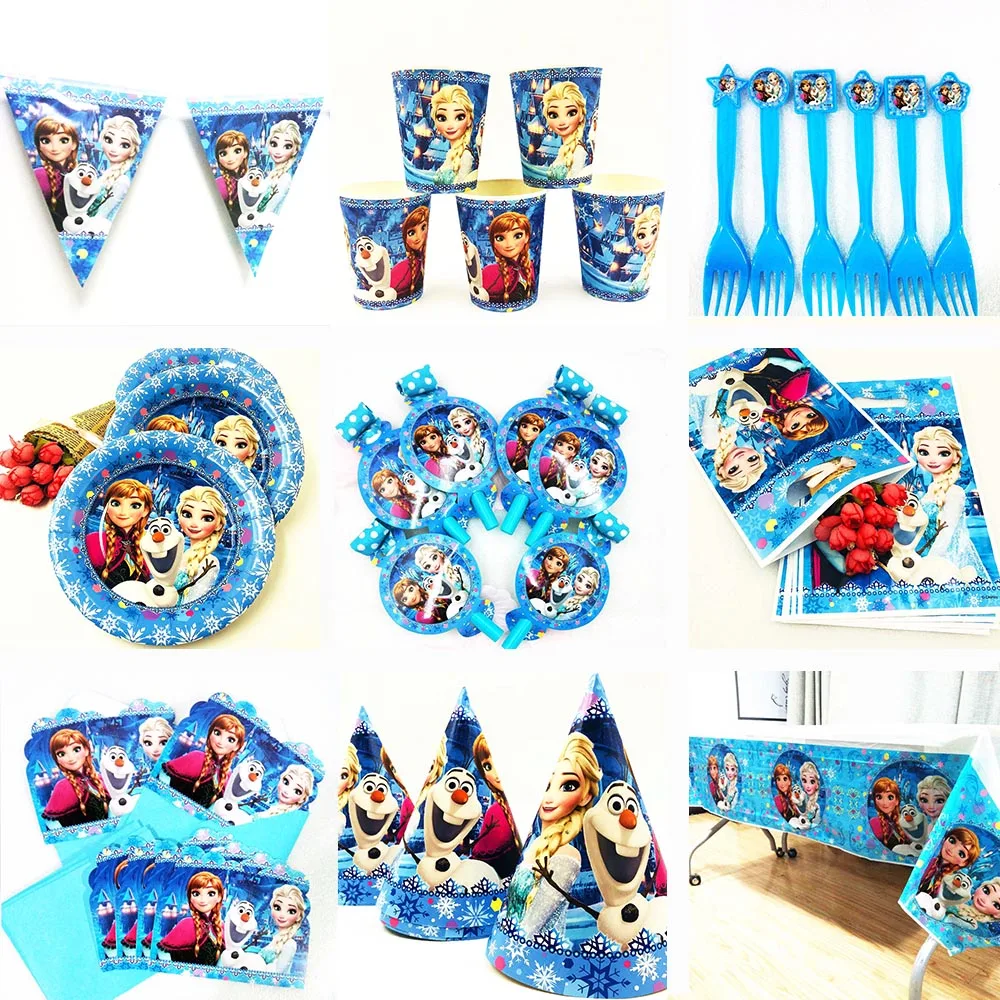 Disney Frozen Princess Anna Elsa Kids Birthday Party Decoration Set Party Supplies Baby Birthday Party Pack event party supplies
Disney Frozen Princess Anna Elsa Kids Birthday Party Decoration Set Party Supplies Baby Birthday Party Pack event party supplies
