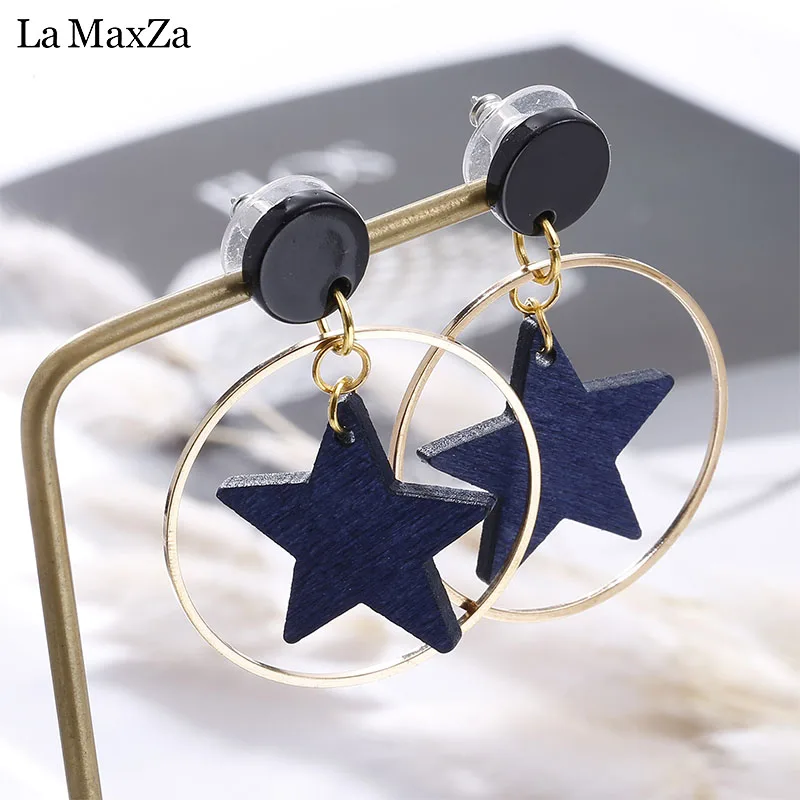 Big Star Earrings For Women Vintage Statement Exaggerated Circles Gold-Color Long Stud Earrings Girls Korean Fashion Jewelry
Big Star Earrings For Women Vintage Statement Exaggerated Circles Gold-Color Long Stud Earrings Girls Korean Fashion Jewelry