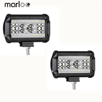 Marloo 2PC Car LED Pods Light 5" 84W Qual Row LED Work Light Bar Off road Driving Fog lights for Truck SUV Motorcycle Boat
Marloo 2PC Car LED Pods Light 5" 84W Qual Row LED Work Light Bar Off road Driving Fog lights for Truck SUV Motorcycle Boat