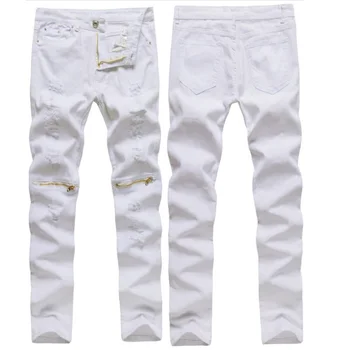 HOT 2020 Fashion Casual Man ripped hole knee stretch pants zipper cut white/red/green/black slacks feet nightclub jeans men
HOT 2020 Fashion Casual Man ripped hole knee stretch pants zipper cut white/red/green/black slacks feet nightclub jeans men