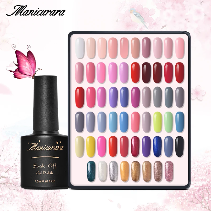 Manicurara 58 Pure Color Soak Off UV Gel 7.5ml Glitter Sequins Gel Nail Polish Top Coat Semi-permanent Nail Art Decorations
Manicurara 58 Pure Color Soak Off UV Gel 7.5ml Glitter Sequins Gel Nail Polish Top Coat Semi-permanent Nail Art Decorations