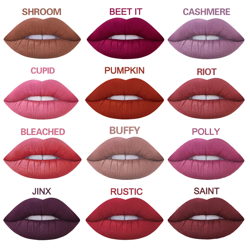 KADALADO 12pcs/pack Waterproof Lipstick Long Lasting Matte Liquid Lipstick Set Lip Gloss Lip Tint Kit Cosmetics Makeup Lip Stick
KADALADO 12pcs/pack Waterproof Lipstick Long Lasting Matte Liquid Lipstick Set Lip Gloss Lip Tint Kit Cosmetics Makeup Lip Stick