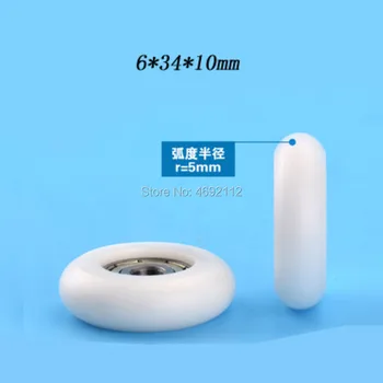 10pcs 6*34*10mm Free shipping rubberized bearing pulley roller 3D printer door and window fittings nylon POM polyacetal pulley
10pcs 6*34*10mm Free shipping rubberized bearing pulley roller 3D printer door and window fittings nylon POM polyacetal pulley