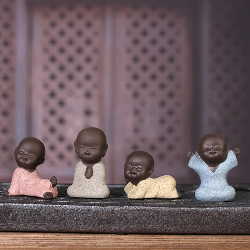 High Quality Purple Clay Manual Mini Ceramic Crafts Small Ornaments Buddha statues Monk Budha Figure
High Quality Purple Clay Manual Mini Ceramic Crafts Small Ornaments Buddha statues Monk Budha Figure