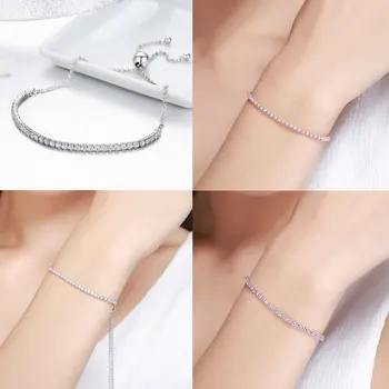 100% 925 Sterling Silver Bracelets for Women Fashion Jewelry Luxury Strand Chain Link Bracelets Jewelry pulseira feminina HSB045
100% 925 Sterling Silver Bracelets for Women Fashion Jewelry Luxury Strand Chain Link Bracelets Jewelry pulseira feminina HSB045