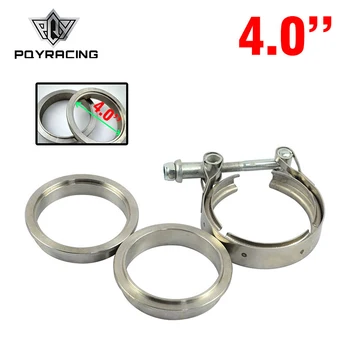PQY - New type 4" V Band clamp flange Kit (Stainless Steel 201) For turbo exhaust downpipe PQY5234
PQY - New type 4" V Band clamp flange Kit (Stainless Steel 201) For turbo exhaust downpipe PQY5234