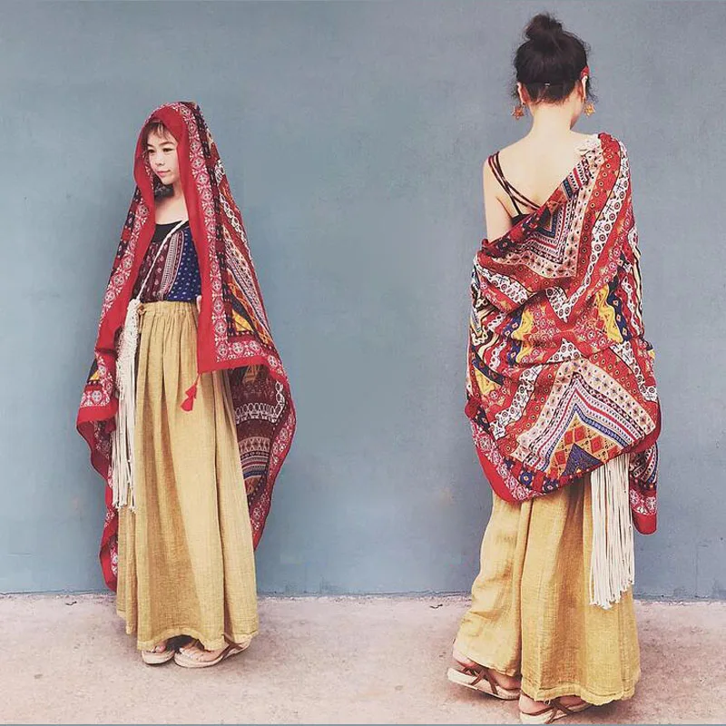 2016 New Ladies Summer Beach geometric Bohemia Style Cotton Scarf Tassel Soft Long Shawl 100*180cm
2016 New Ladies Summer Beach geometric Bohemia Style Cotton Scarf Tassel Soft Long Shawl 100*180cm