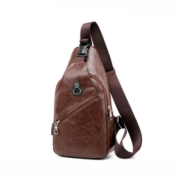 New Men's Bags Men's USB Chest Bag Designer Messenger bag Leather Shoulder Bags Diagonal Package 2019 new Back Pack Travel Hot
New Men's Bags Men's USB Chest Bag Designer Messenger bag Leather Shoulder Bags Diagonal Package 2019 new Back Pack Travel Hot