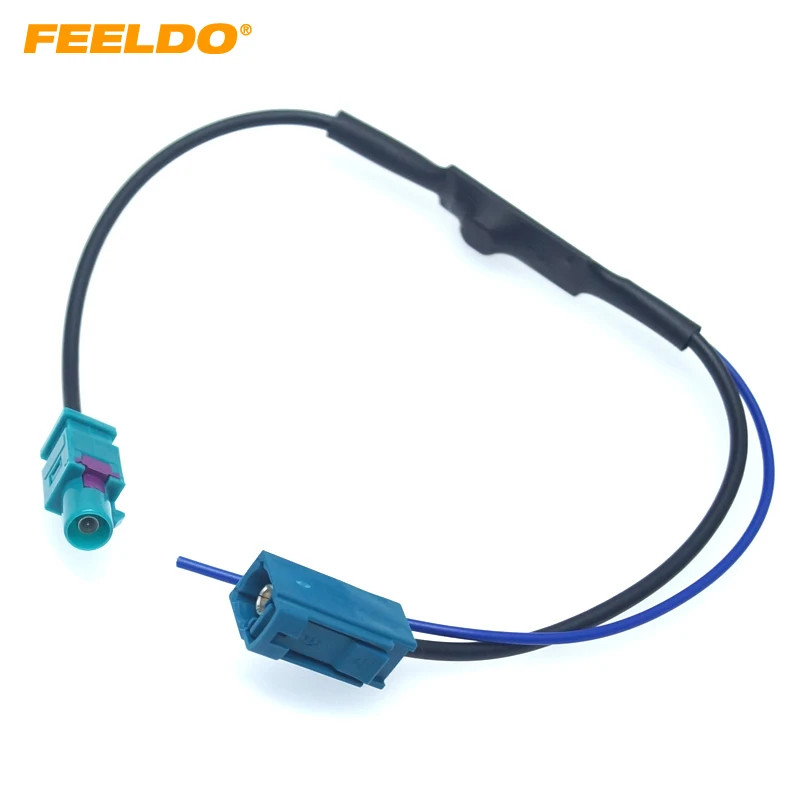 FEELDO Car FAKRA II Radio Signal Amplifier Radio Antenna AM/FM Wiring Adapter For Volkswagen/Skoda/Audi OEM Stereo Head Unit
FEELDO Car FAKRA II Radio Signal Amplifier Radio Antenna AM/FM Wiring Adapter For Volkswagen/Skoda/Audi OEM Stereo Head Unit