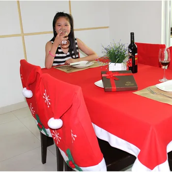 Christmas santa snowflake red (57x46cm) kitchen table cover +2 chair seat cover Decorations Dinner chair covers for party decor
Christmas santa snowflake red (57x46cm) kitchen table cover +2 chair seat cover Decorations Dinner chair covers for party decor