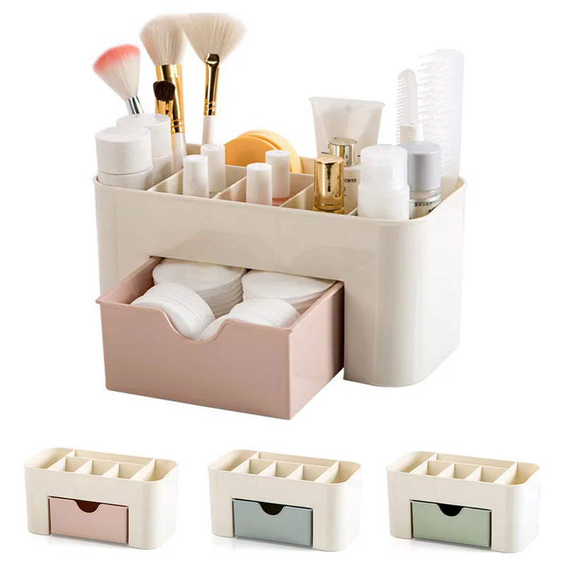 Multifunction Makeup Storage Box Plastic Cosmetic Storage Box Organizer Makeup Jewelry Container Box With Drawers Lattices
Multifunction Makeup Storage Box Plastic Cosmetic Storage Box Organizer Makeup Jewelry Container Box With Drawers Lattices