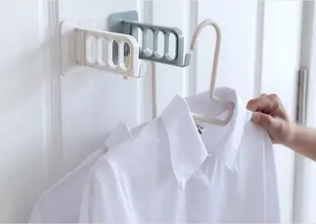 1PC Four Holes Plastic Hook Wardrobe Over Door Hanger Coat Clothes Storage Rack Punch Free Closet Foldable Key Organizer OK 0876
1PC Four Holes Plastic Hook Wardrobe Over Door Hanger Coat Clothes Storage Rack Punch Free Closet Foldable Key Organizer OK 0876
