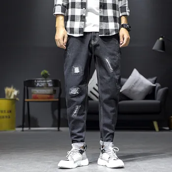 Plus size Streetwear Elasticity Baitie casual neutral Jeans Boys Loose Recreational Large Hallen Pants classic Designer Trousers
Plus size Streetwear Elasticity Baitie casual neutral Jeans Boys Loose Recreational Large Hallen Pants classic Designer Trousers