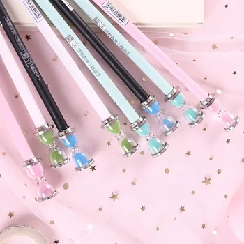 1Pcs Creative Time Hourglass Gel Pen 0.5mm Black Ink Pens for Student Office School Supplies Student Gel Pens
1Pcs Creative Time Hourglass Gel Pen 0.5mm Black Ink Pens for Student Office School Supplies Student Gel Pens