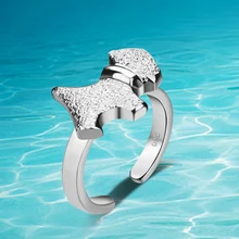 Кольцо из серебра 925 пробы кольцо с собакой женское модное