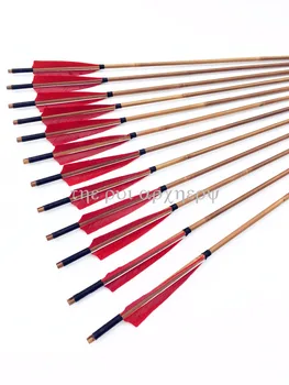 3Size 32inch 6/12/24Pcs bamboo Arrows Traditional Handmade 5" Turkey Feathers Bamboo Shaft Self Nock Target Arows
3Size 32inch 6/12/24Pcs bamboo Arrows Traditional Handmade 5" Turkey Feathers Bamboo Shaft Self Nock Target Arows