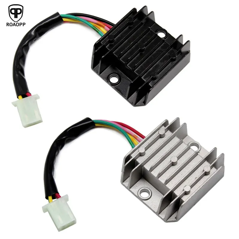 ROAOPP 4 Pins 4 Wires 12 Voltage Regulator Rectifier for 150-250CC Motorcycle Scooter Moped ATV Motocycle Accessories
ROAOPP 4 Pins 4 Wires 12 Voltage Regulator Rectifier for 150-250CC Motorcycle Scooter Moped ATV Motocycle Accessories