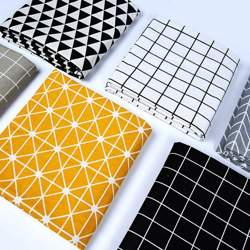 Cotton Polyester Blend Fabric Grid Striped Geometric Style Handwork DIY Sewing Quilting Fabric 150cm(59") x 100cm(39 3/8"), 1 M
Cotton Polyester Blend Fabric Grid Striped Geometric Style Handwork DIY Sewing Quilting Fabric 150cm(59") x 100cm(39 3/8"), 1 M