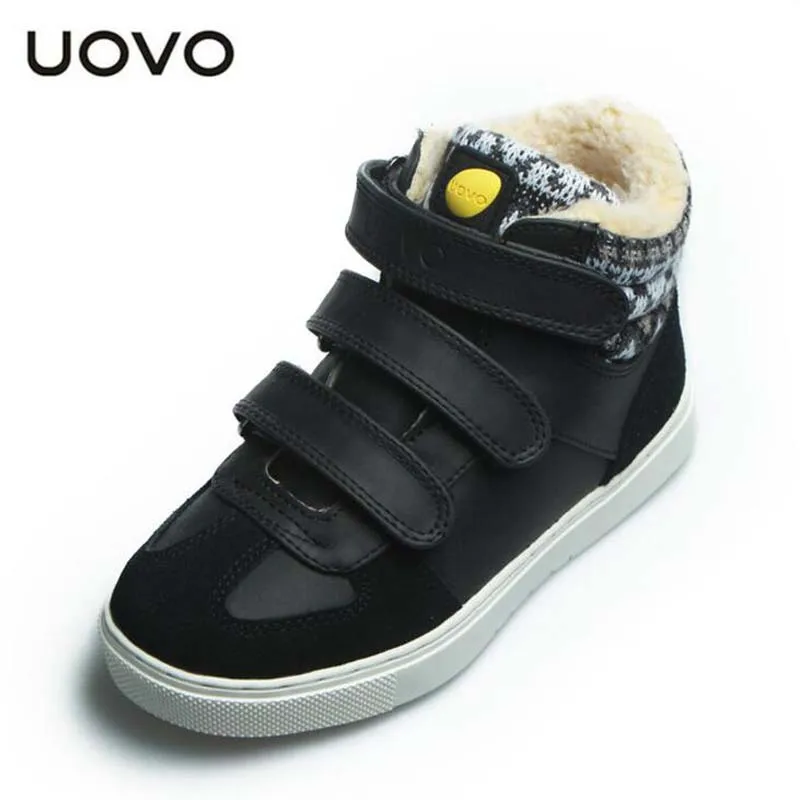 UOVO brand boots Children's fashion boots boys girls winter plush boots quality students cotton sneakers big kids sport shoes
UOVO brand boots Children's fashion boots boys girls winter plush boots quality students cotton sneakers big kids sport shoes
