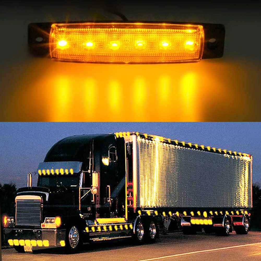 6LED Universal Truck Trailer Pickup Side Marker Indicators Light Truck Lorries Bus Clearance Side Marker
6LED Universal Truck Trailer Pickup Side Marker Indicators Light Truck Lorries Bus Clearance Side Marker