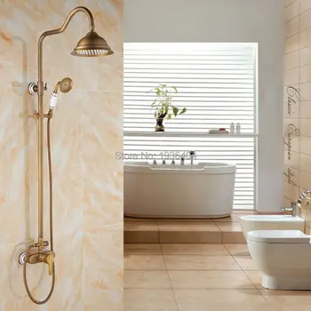 Free Shipping Classic Antique Showerset Rainfall Shower Mixer Ceramic Porcelain Base&Hand Model B Shower Faucet Set ST301B
Free Shipping Classic Antique Showerset Rainfall Shower Mixer Ceramic Porcelain Base&Hand Model B Shower Faucet Set ST301B