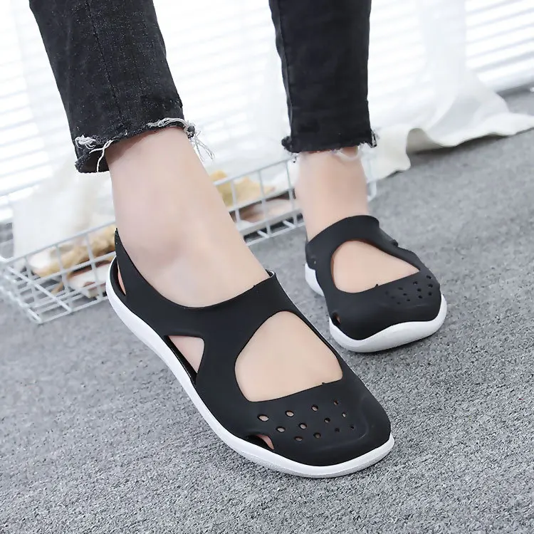 Women Sandals 2019 Jelly Shoes Lady Sandals Casual Shoes Women Hollow Out Sweet Beach Sandals Flats Sapato Feminino
Women Sandals 2019 Jelly Shoes Lady Sandals Casual Shoes Women Hollow Out Sweet Beach Sandals Flats Sapato Feminino