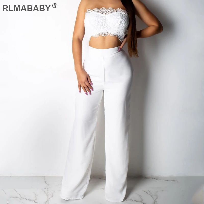RLMABABY White Strapless Hollow Out Lace Rompers Womens Jumpsuit Casual Backless Zipper Overalls Black Party Sexy Jumpsuit
RLMABABY White Strapless Hollow Out Lace Rompers Womens Jumpsuit Casual Backless Zipper Overalls Black Party Sexy Jumpsuit