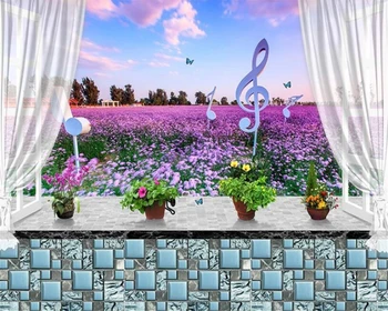 beibehang wallpaper for walls in rolls Window sill lavender flower sea 3D mural kids room wallpaper background wallHome interior
beibehang wallpaper for walls in rolls Window sill lavender flower sea 3D mural kids room wallpaper background wallHome interior