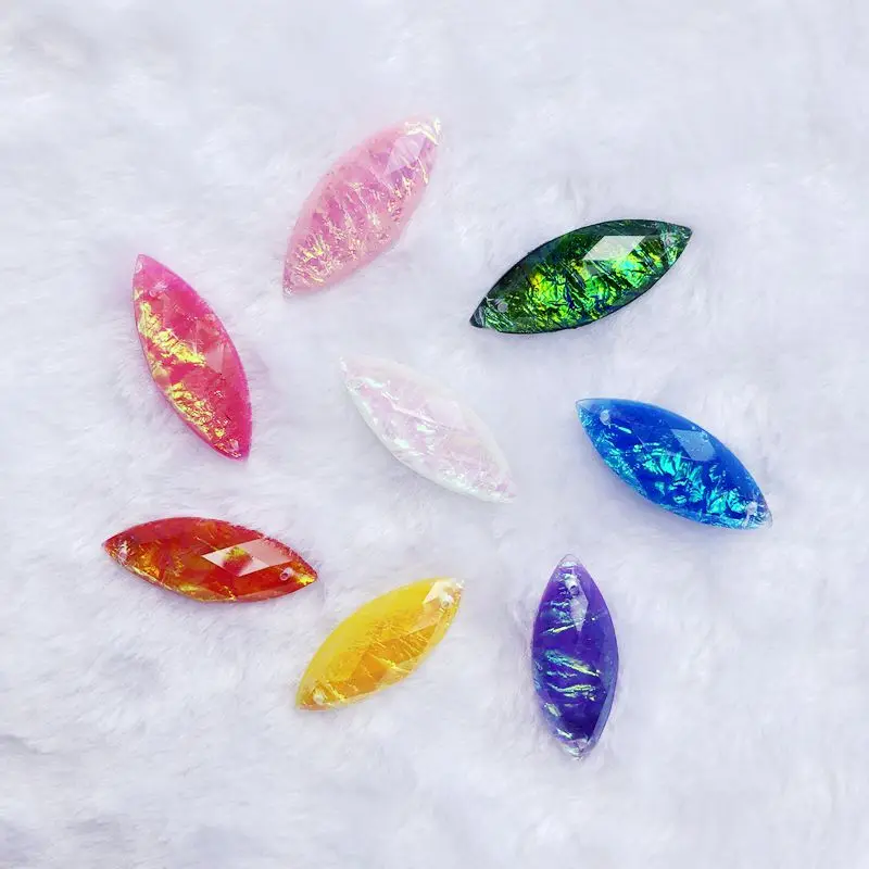 Shine 12*31mm 12pcs Crystal AB Color Resin Rhinestone Sew On Stones Spacer buttons for DIY Garment Jewelry -A22
Shine 12*31mm 12pcs Crystal AB Color Resin Rhinestone Sew On Stones Spacer buttons for DIY Garment Jewelry -A22