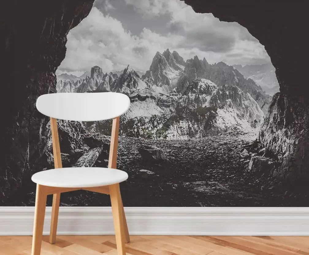 Waliicorners 3D mural wallpaper cave 3D scenery background wall painting decoration painting 5 HTB1amUOewaH3KVjSZFjq6AFWpXab