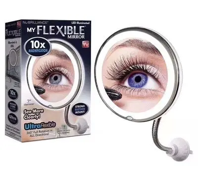 1PC 10 Times 10X Magnification LED Fill Light Makeup Vanity Mirror With Light With Suction Cup Bathroom Mirror G0424
1PC 10 Times 10X Magnification LED Fill Light Makeup Vanity Mirror With Light With Suction Cup Bathroom Mirror G0424