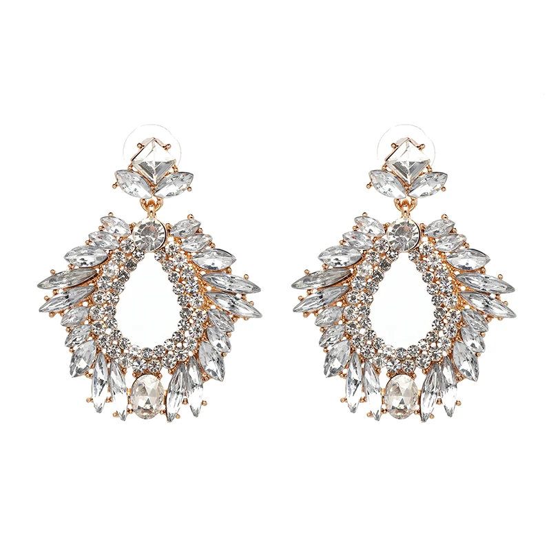 New Arrival Fashion Statement Jewelry Big Crystal Drops Earring Luxury Dangle Earring For Women Wholesale Price F50345
New Arrival Fashion Statement Jewelry Big Crystal Drops Earring Luxury Dangle Earring For Women Wholesale Price F50345