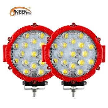 OKEEN 6D LENS waterproof 7" 51W LED Work Light Spot headlight for Off Road Car Tractor 4WD 4x4 Truck SUV ATV lamp 12V 24V
OKEEN 6D LENS waterproof 7" 51W LED Work Light Spot headlight for Off Road Car Tractor 4WD 4x4 Truck SUV ATV lamp 12V 24V