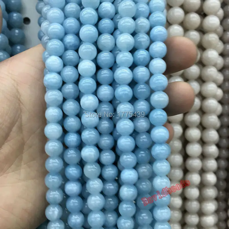 Free Shipping Wholesale 6mm 8mm 10mm 12mm Natural StoneLight Blue Jadee Angelite round Beads For Bracelet Jewelry Making
Free Shipping Wholesale 6mm 8mm 10mm 12mm Natural StoneLight Blue Jadee Angelite round Beads For Bracelet Jewelry Making