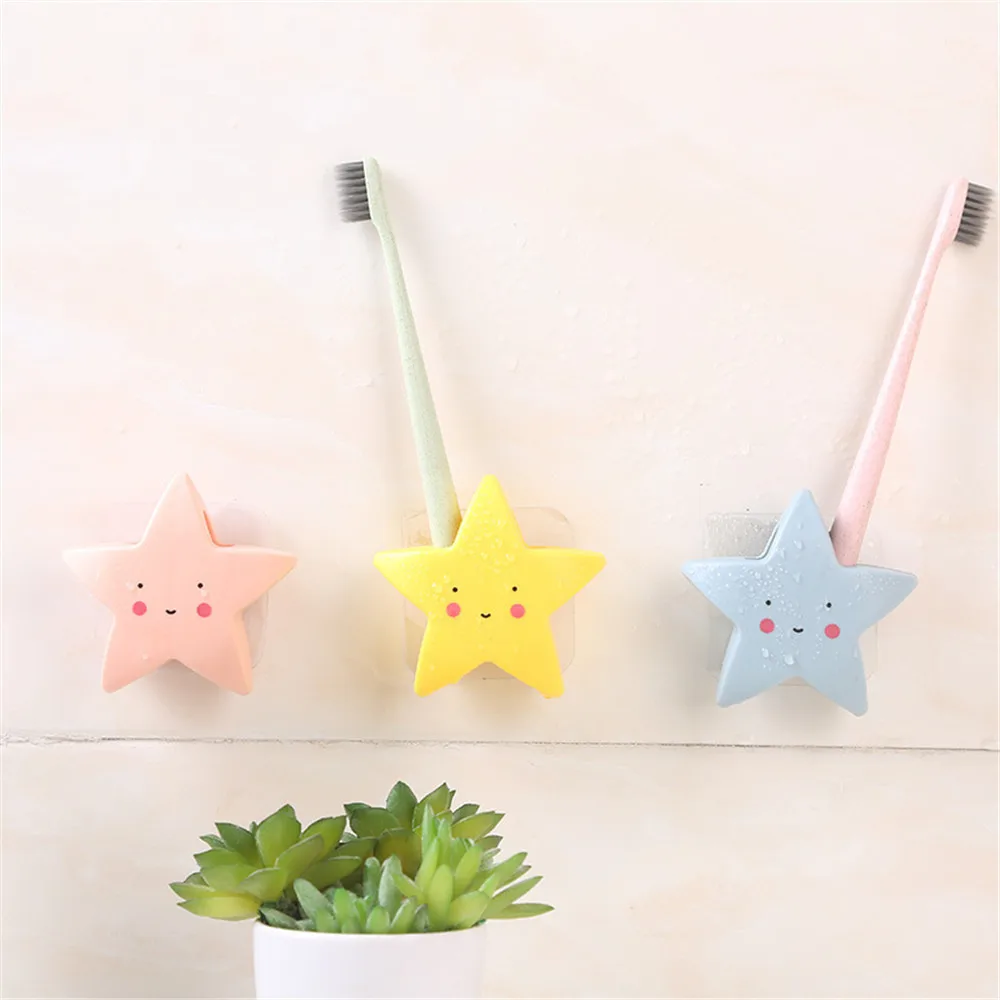High Quality Fashion 1PC Cartoon Star Toothbrush Holder Bathroom Cartoon Toothbrush Rack Lovely Plastic Storage Sucker Y6@Z
High Quality Fashion 1PC Cartoon Star Toothbrush Holder Bathroom Cartoon Toothbrush Rack Lovely Plastic Storage Sucker Y6@Z