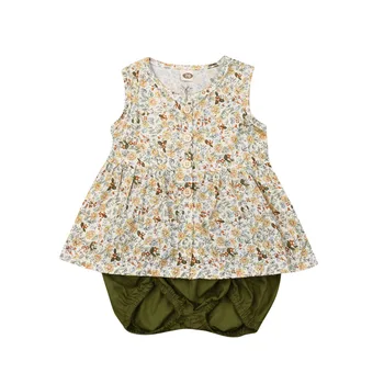 0-3Y Summer Newborn Baby Girl Sleeveless Floral T-shirt Tops Shorts Pant Bottom 2PCS Girls Clothing Set
0-3Y Summer Newborn Baby Girl Sleeveless Floral T-shirt Tops Shorts Pant Bottom 2PCS Girls Clothing Set