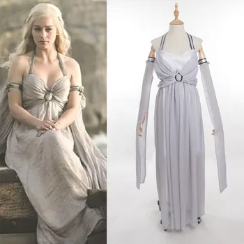 Game of Thrones Cosplay Daenerys Targaryen Mother of Dragons Dress Costume Adult Women's Halloween Carnival Cosplay Costume
Game of Thrones Cosplay Daenerys Targaryen Mother of Dragons Dress Costume Adult Women's Halloween Carnival Cosplay Costume