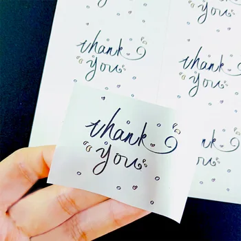 60 Pcs/lot Thank you White Label Sticker Rectangular DIY Hand Made For Gift Sealing Sticker
60 Pcs/lot Thank you White Label Sticker Rectangular DIY Hand Made For Gift Sealing Sticker