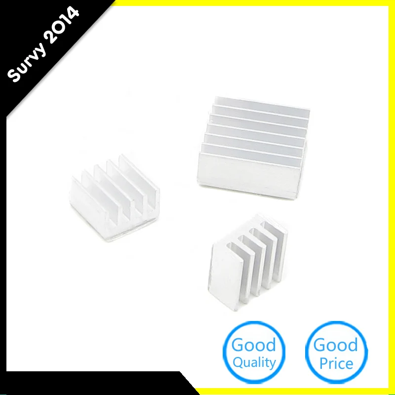 5Lots/3PCS One Aluminum Heatsink Cooler Adhesive Kit For Cooling Raspberry Pi Set
5Lots/3PCS One Aluminum Heatsink Cooler Adhesive Kit For Cooling Raspberry Pi Set