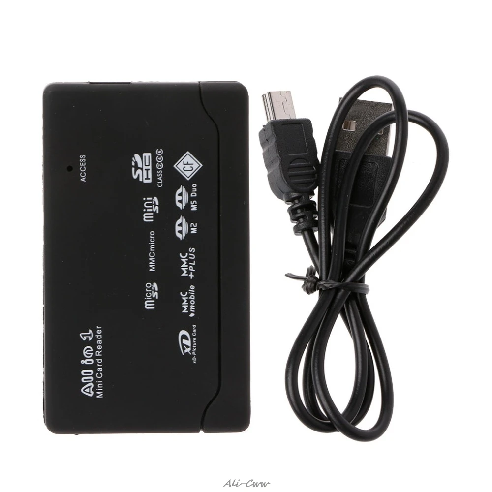 Multi-function All-In-One Memory Card Reader With USB Cable External Mini Micro SD SDHC M2 MMC XD CF High Quality
Multi-function All-In-One Memory Card Reader With USB Cable External Mini Micro SD SDHC M2 MMC XD CF High Quality