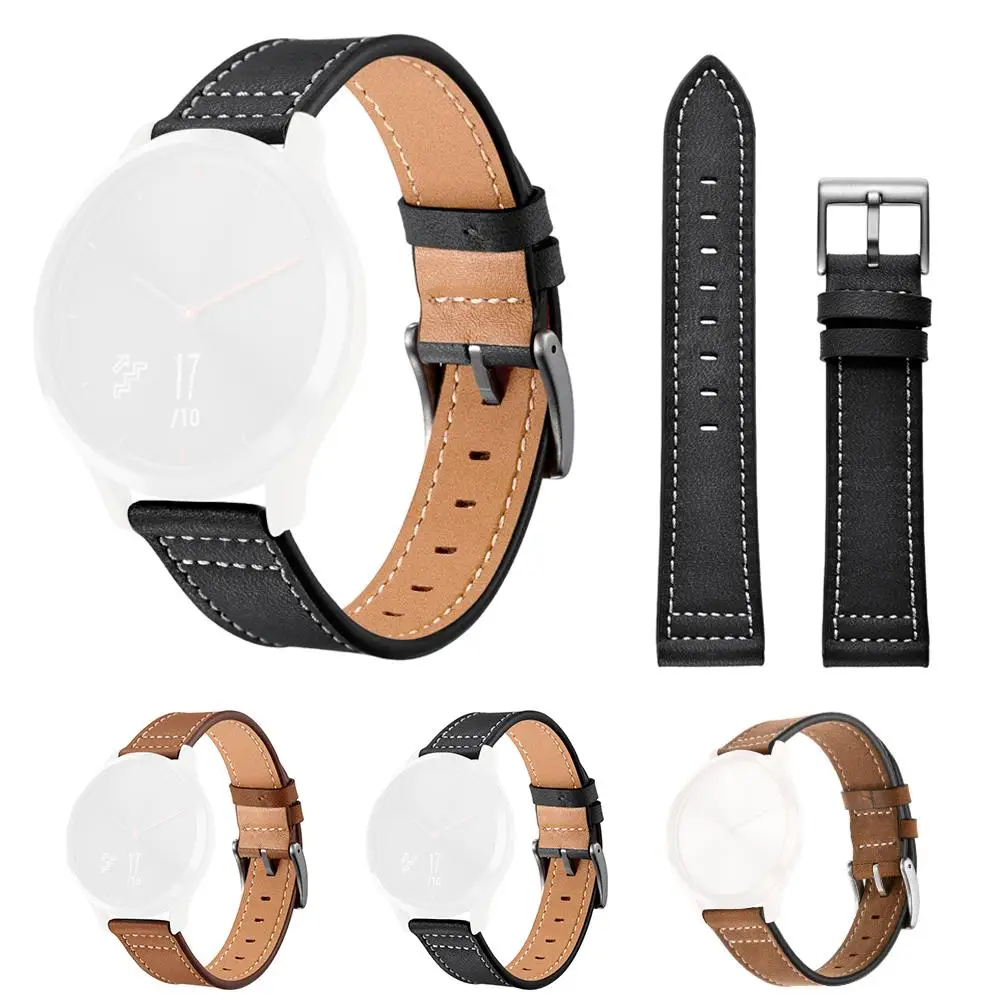 2019 Newest Leather Replacement Watch Strap For Garmin Vivoactive3 VivomoveHR First Layer Leather Wristband Silver Buckle
2019 Newest Leather Replacement Watch Strap For Garmin Vivoactive3 VivomoveHR First Layer Leather Wristband Silver Buckle