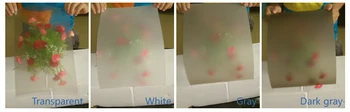 Free Shipping 4 Pieces 21x29CM Rear Projection Film Sample (Clear,Light Gray,Dark Gray,White) one piece Smart PDLC film
Free Shipping 4 Pieces 21x29CM Rear Projection Film Sample (Clear,Light Gray,Dark Gray,White) one piece Smart PDLC film