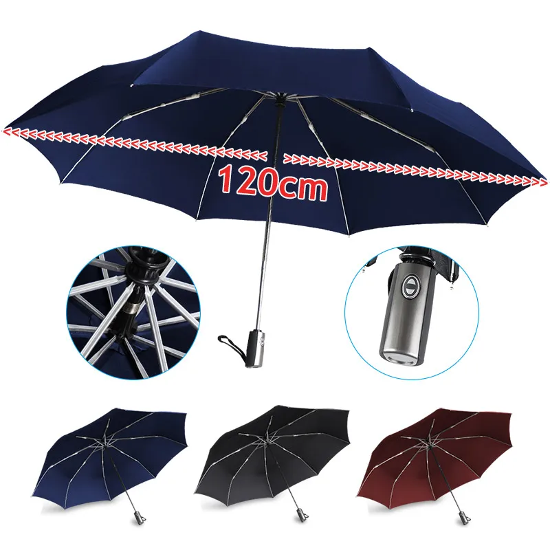 Umbrella Men Rain Woman Golf Business Umbrella Quality Brand Big 120cm 3Folding Automatic Windproof Umbrellas Wholesale Parasol
Umbrella Men Rain Woman Golf Business Umbrella Quality Brand Big 120cm 3Folding Automatic Windproof Umbrellas Wholesale Parasol