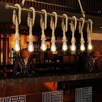 2020 Retro Vintage Rope Pendant Light Lamp Loft Creative Personality Industrial Lamp Edison Bulb American Style For Living Room
2020 Retro Vintage Rope Pendant Light Lamp Loft Creative Personality Industrial Lamp Edison Bulb American Style For Living Room