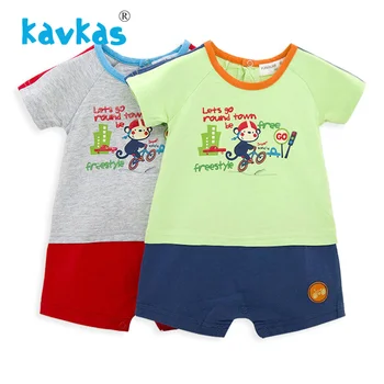 Kavkas Baby Romper Short Sleeve Summer Baby Clothing Monkey Riding Printing 6m 12m 18m 24m One Piece Jumpsuits Roupa De Bebes
Kavkas Baby Romper Short Sleeve Summer Baby Clothing Monkey Riding Printing 6m 12m 18m 24m One Piece Jumpsuits Roupa De Bebes