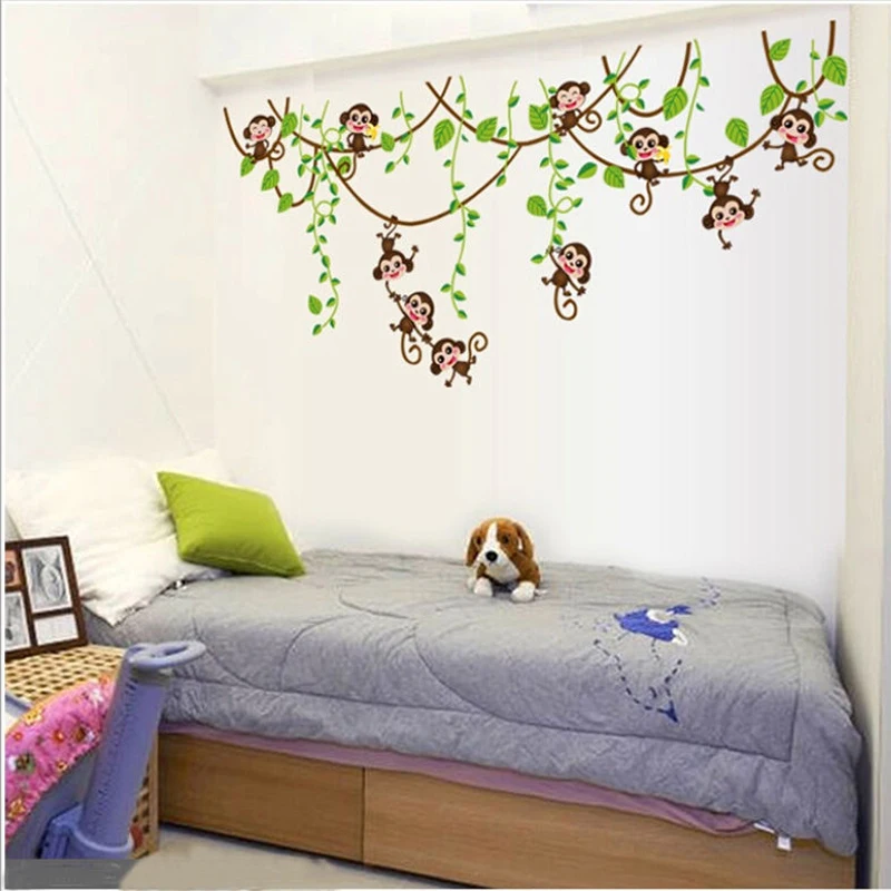 Hot New Jungle Monkey Tree Wall Sticker Vinyl Removable Kid Nursery Kids Art Decor Decal 2018
Hot New Jungle Monkey Tree Wall Sticker Vinyl Removable Kid Nursery Kids Art Decor Decal 2018