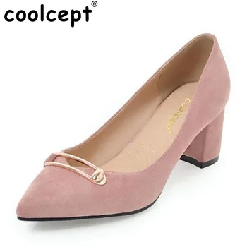 Coolcept Size 34-43 Ladies Candy Color Pointed Toe Pumps Women Metal Bluckle Shallow Slip On Shoes Women Party Heels Shoes
Coolcept Size 34-43 Ladies Candy Color Pointed Toe Pumps Women Metal Bluckle Shallow Slip On Shoes Women Party Heels Shoes